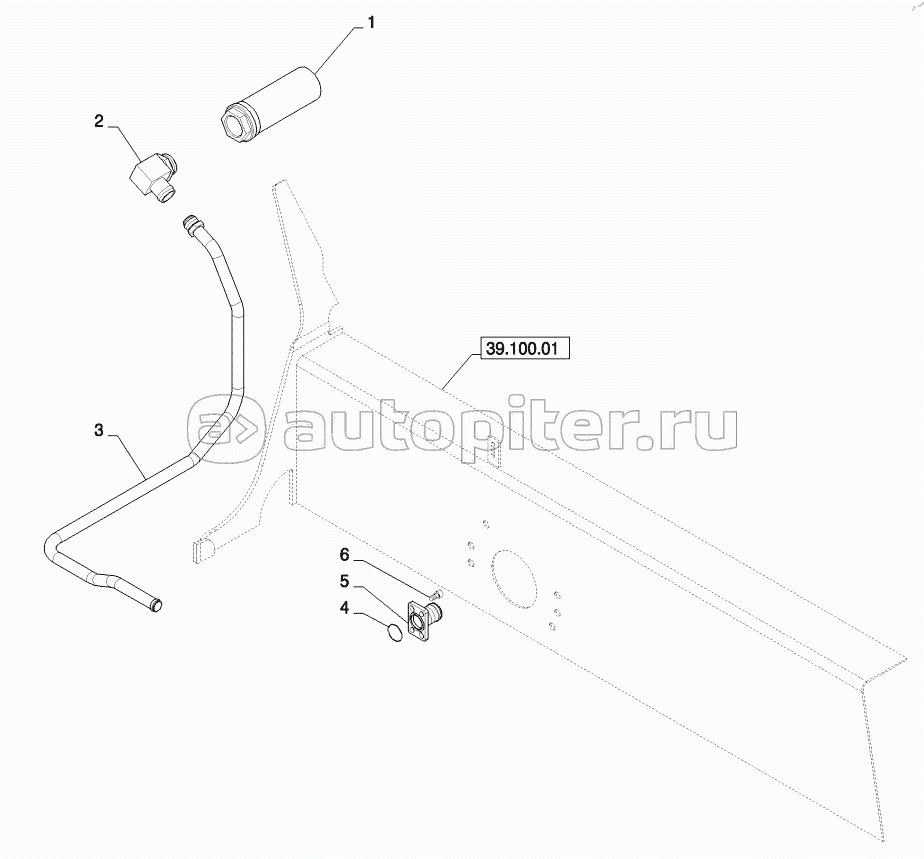 SUPPLY PLUMBING (LOADER VALVE) (ALL CASE)