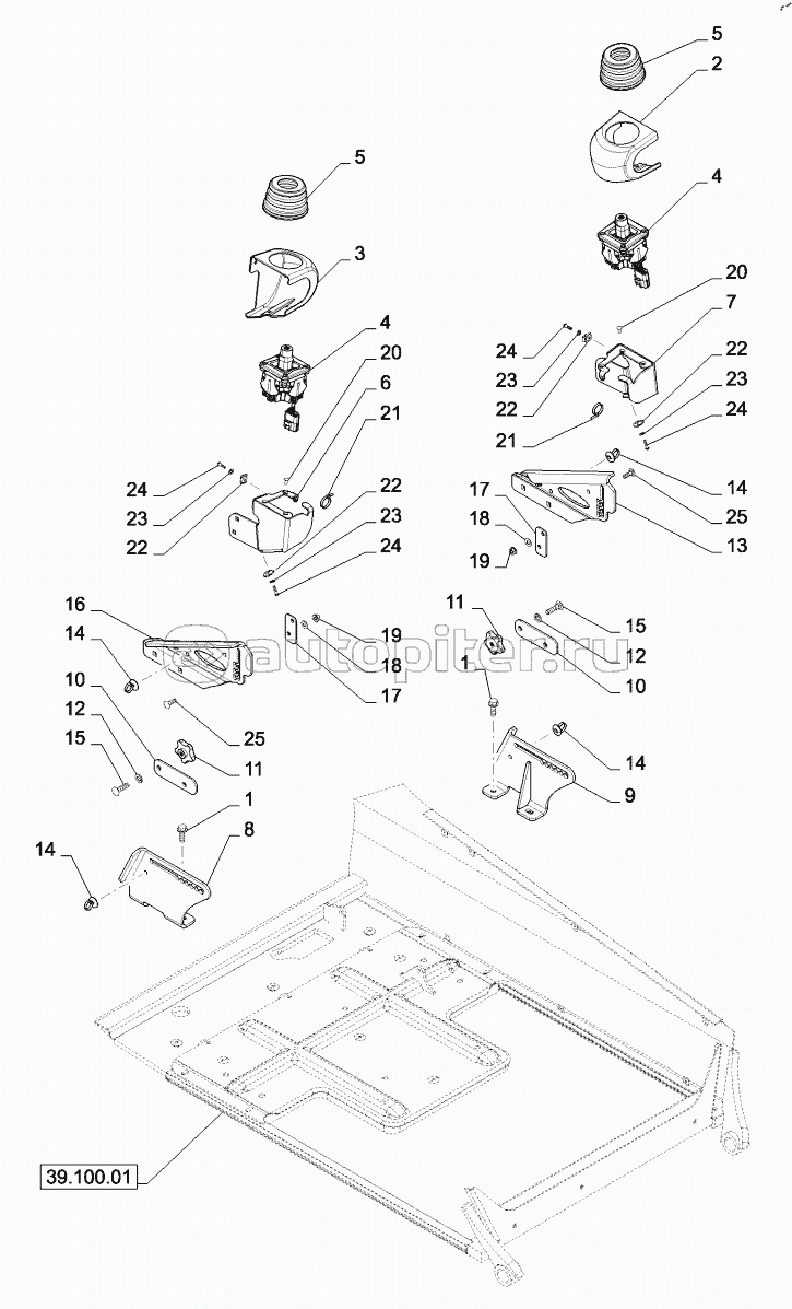 HANDLE, ELECTRONIC CONTROL CASE (ALL CASE)