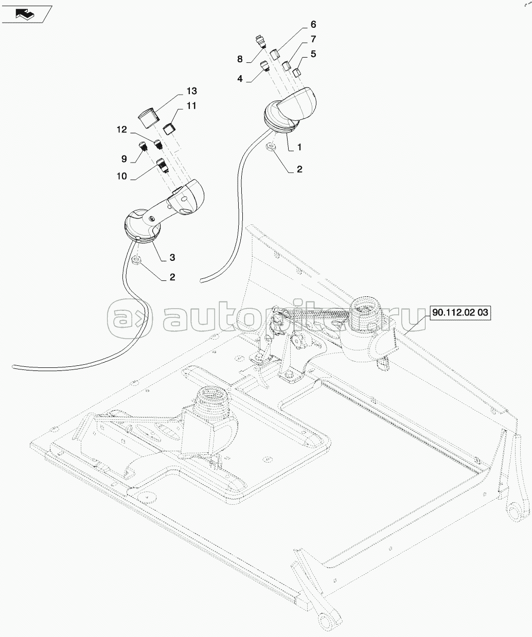 HANDLE GRIP, W/MULTI-FUNCTION HYDRAULICS AND FLOAT CONTROL OPTIONS (ALL CASE)