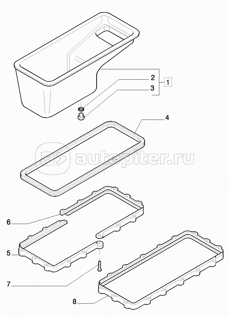 OIL SUMP AND RELATED PARTS, STX AND STEIGER 380/430