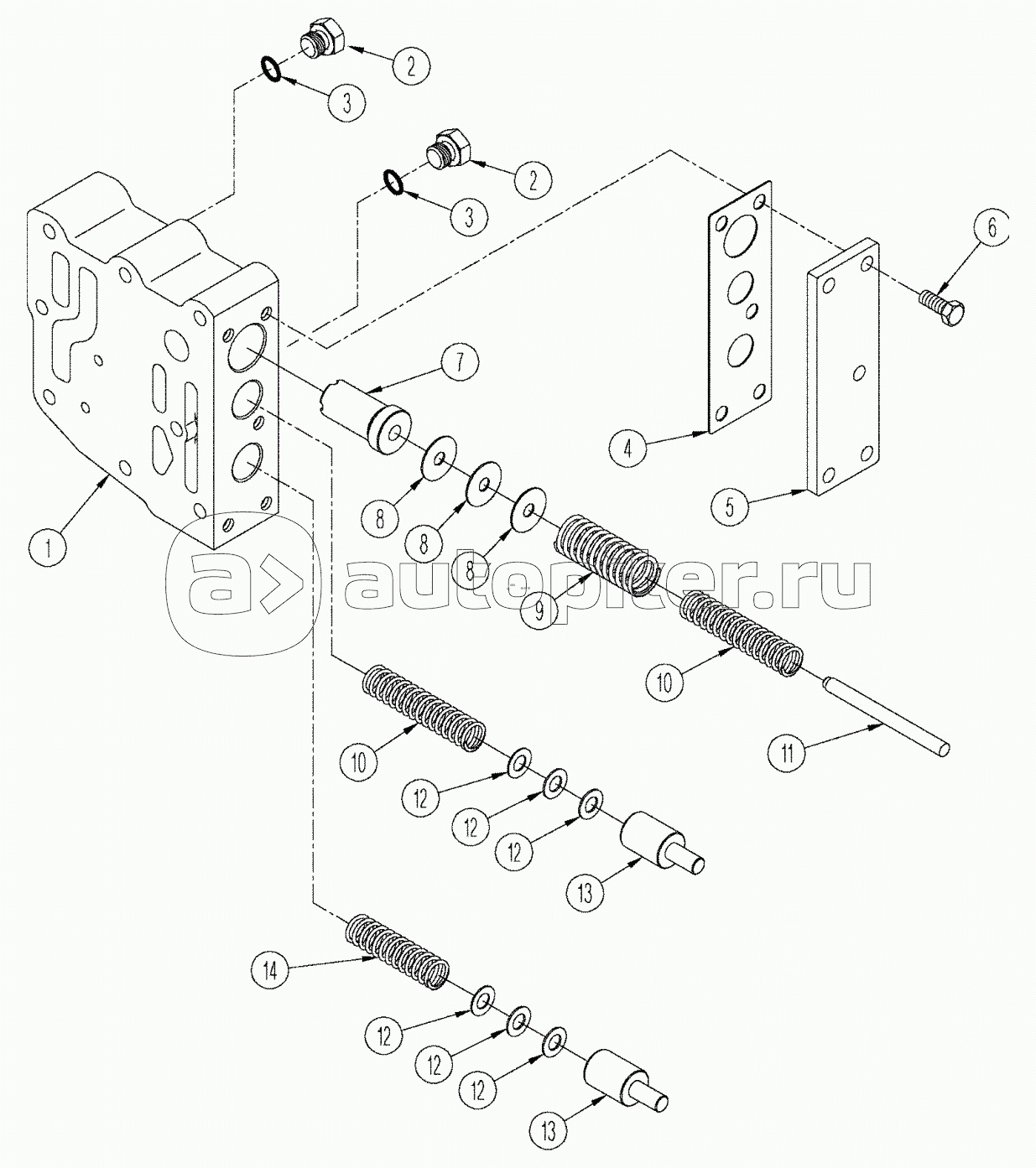MANUAL SHIFT TRANSMISSION - REGULATOR VALVE ASSEMBLY