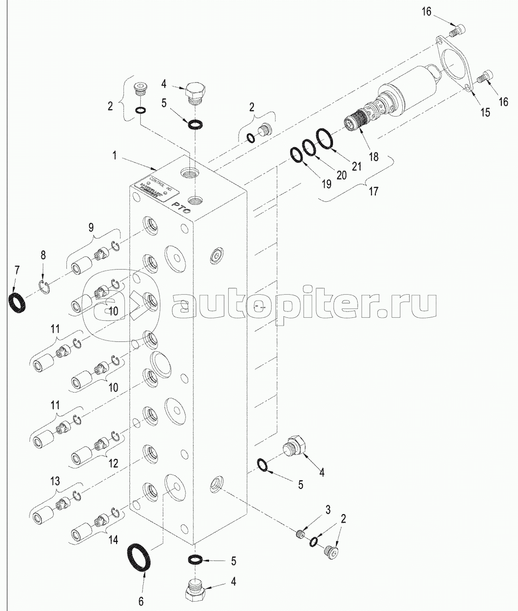 POWER SHIFT TRANSMISSION - RANGE SELECTOR VALVE