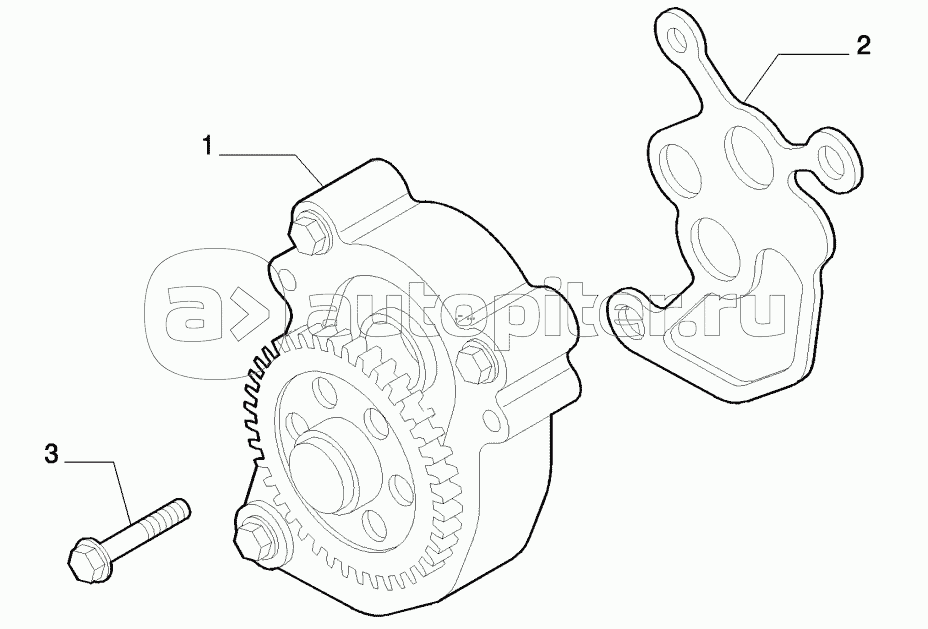 PUMP, ENGINE OIL AND RELATED PARTS, STX AND STEIGER 380/430