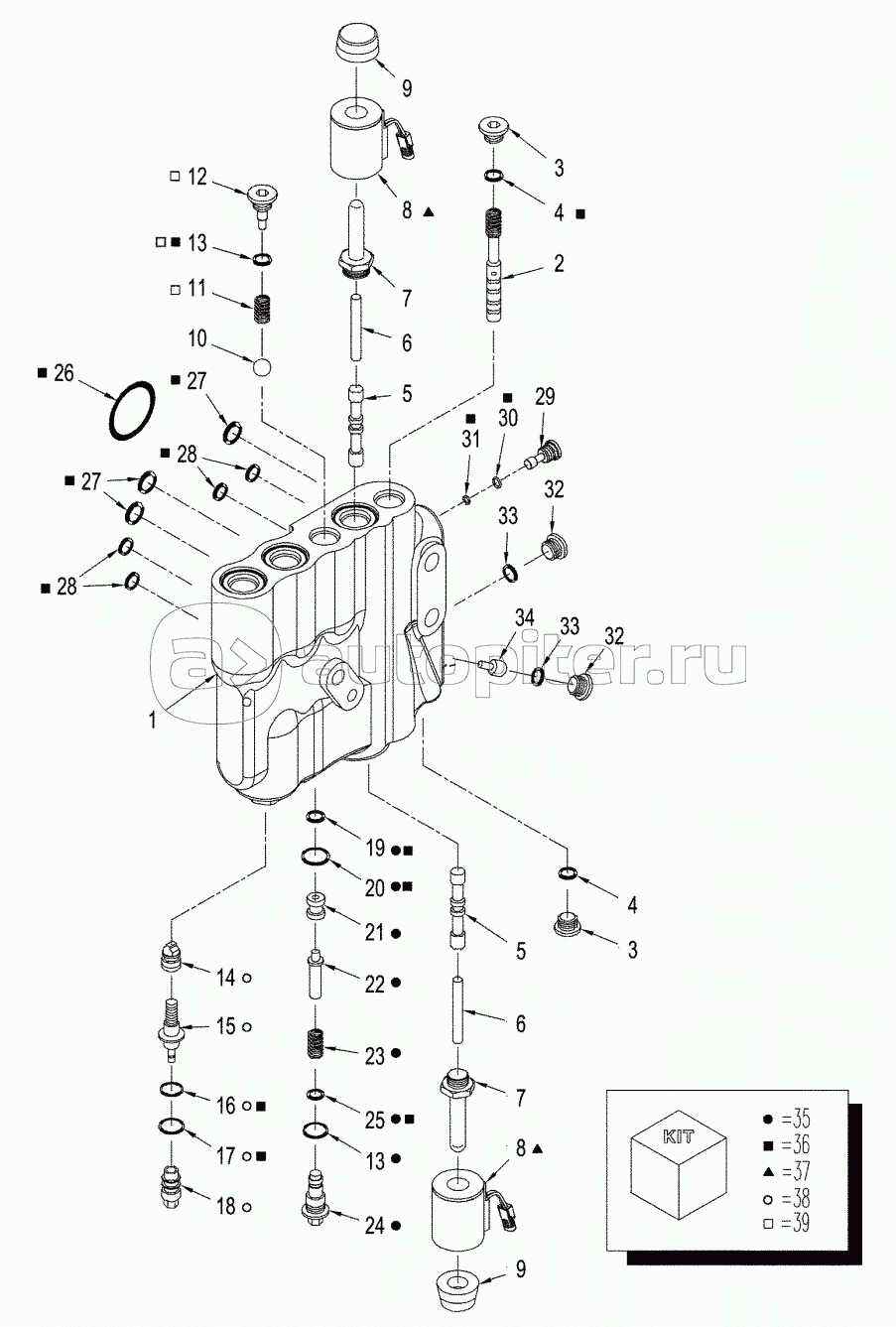 HITCH VALVE ASSEMBLY - ELECTRONIC CONTROLLED