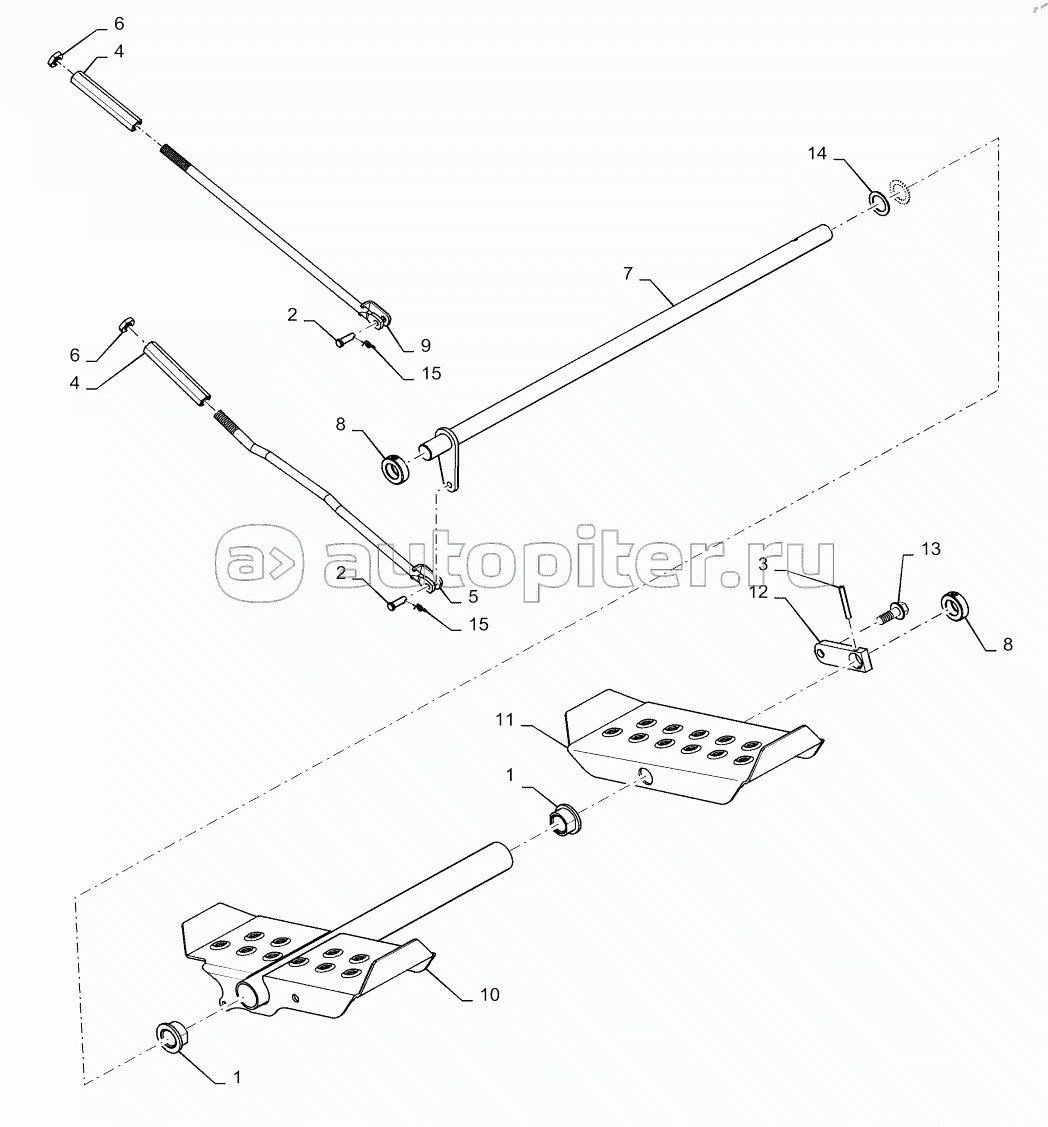 PEDAL MOUNTING, FOOT CONTROLS , FOOT, CONTROLS