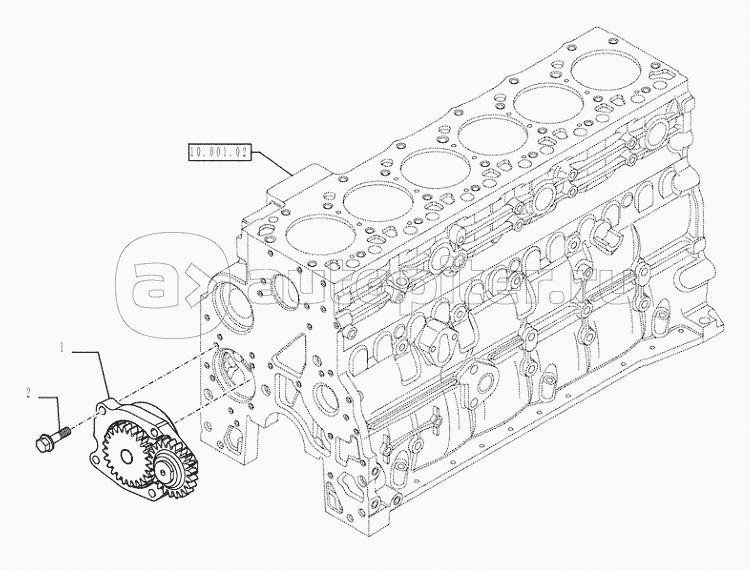 10.304.01(02) - PUMP, ENGINE OIL & RELATED PARTS