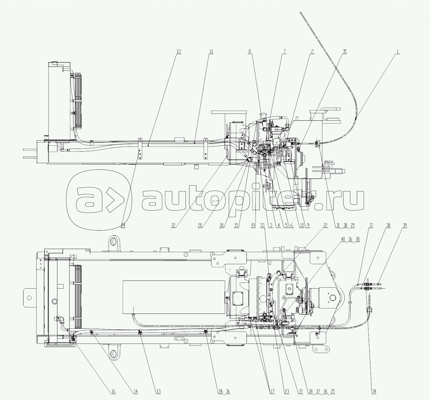 Z33E04T7 Transmission Oil Line And Control System