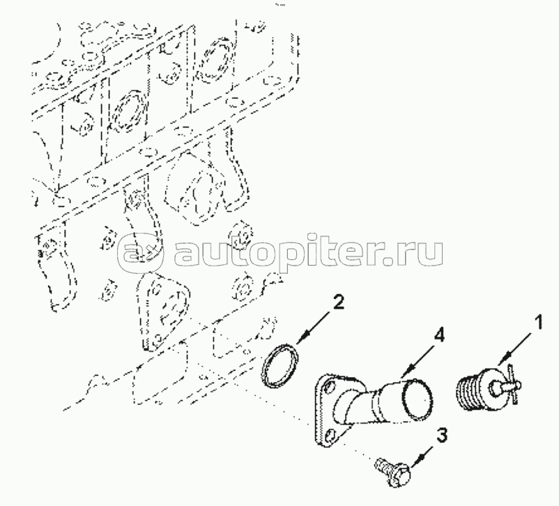 OB 9509ZZ Cylinder block refueling accessory group