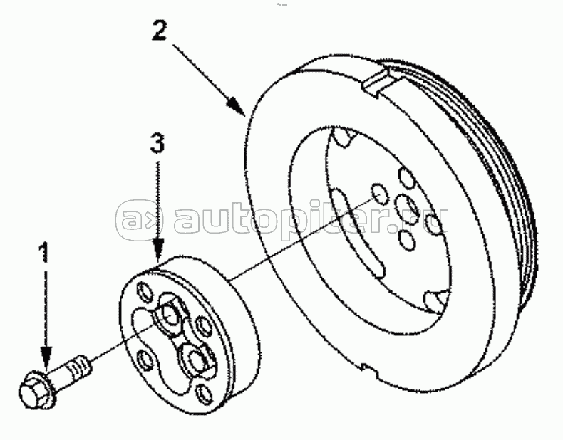 DA 9208ZZ Torsional vibration shock absorber set