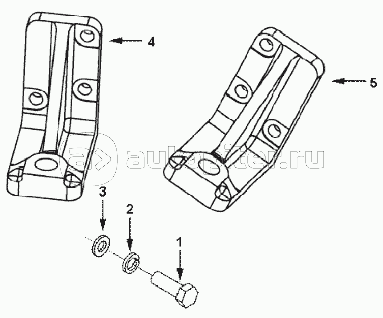 EM 9311ZZ Engine front suspension bracket group