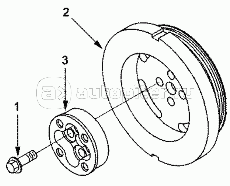 DA 9208ZZ Torsional vibration damper group