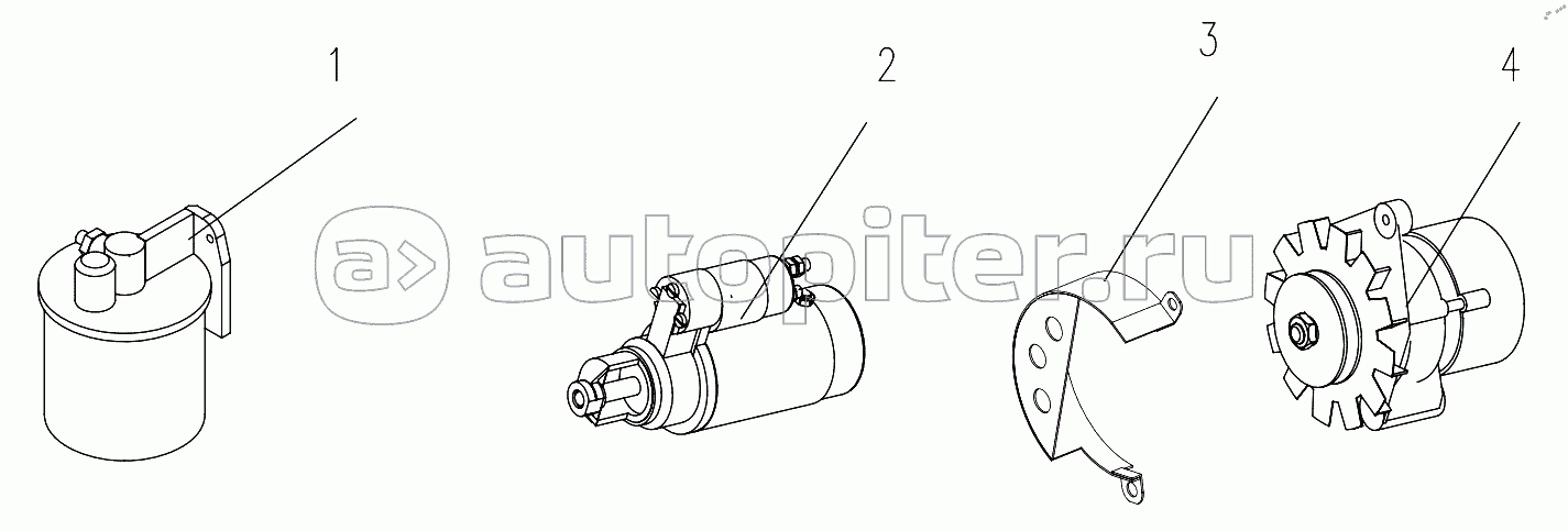 Oil Filter/Air Filter/Generator/Starting Motor/Silencer