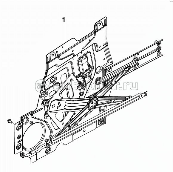 6104A-C6100 LEFT WINDOW LIFT GROUP - ELECTRIC