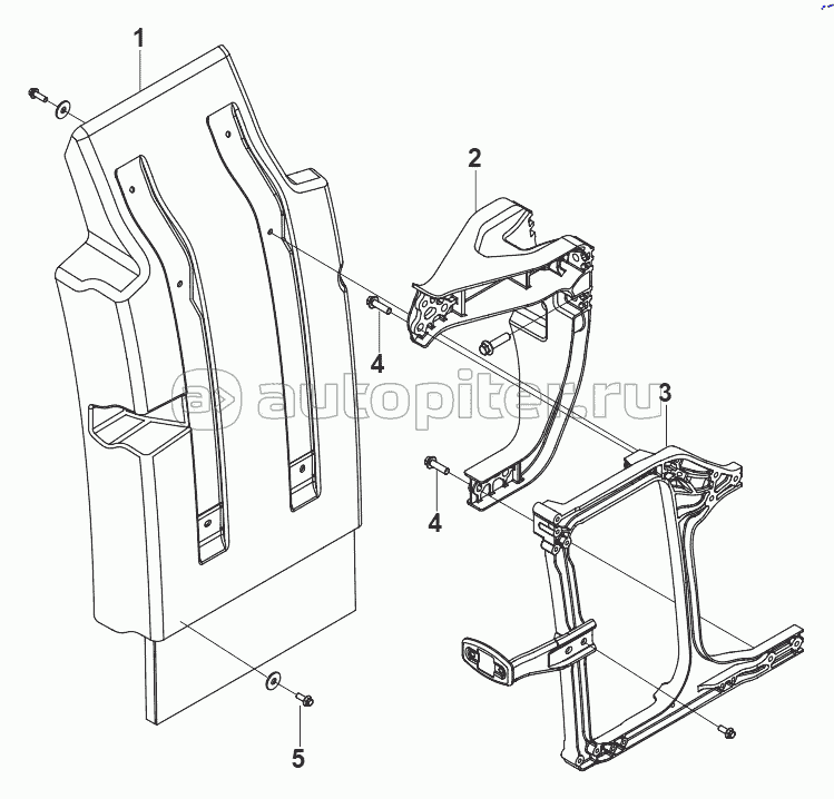8403A-C6201 REAR LEFT FENDER SET-FRONT WHEEL