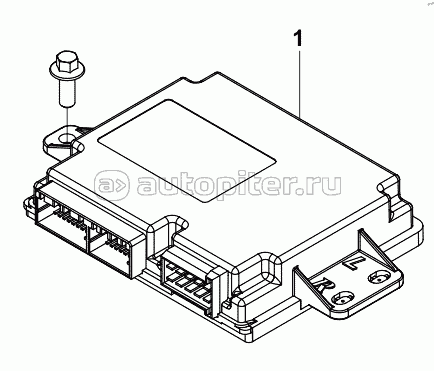 3600C-C6200 BODY NETWORK DOOR ELECTRONIC CONTROL UNIT GROUP - DRIVER SIDE, HANGING BODY