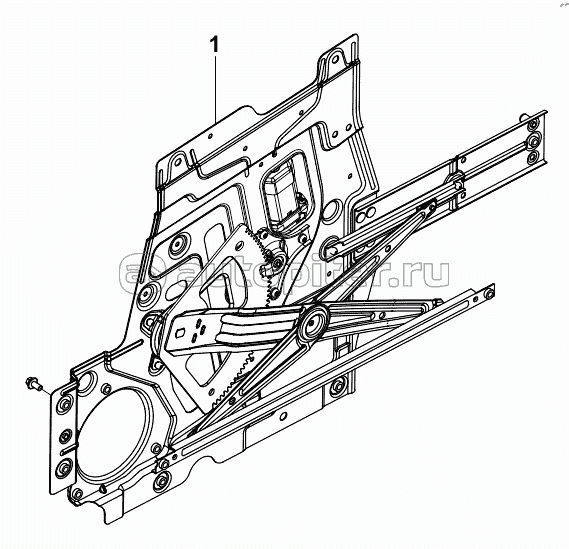 6104A-C6100 LEFT WINDOW LIFT GROUP - ELECTRIC
