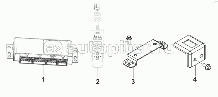 3629A-C6201 AIR SUSPENSION ELECTRONIC CONTROL UNIT GROUP - ECAS