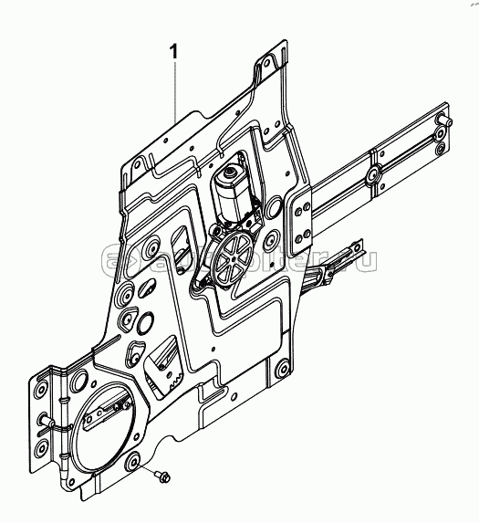 6104B-C6100 RIGHT WINDOW LIFT GROUP - ELECTRIC