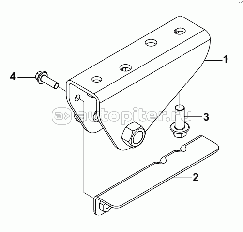 5003B-C6100 FLIP CYLINDER MOUNTING GROUP - CAB