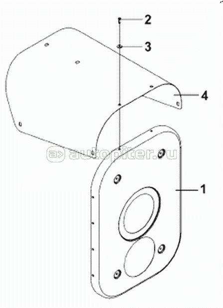 1204A-T0900 Exhaust System Insulation Subassembly