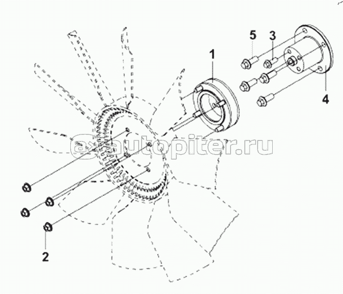 1308B-T0400 Fan Installation Subassembly