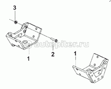 1001E-T0500 Engine Rear Suspension Subassembly -Vehicle Frame
