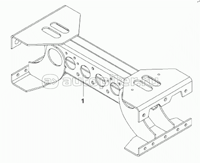 2831A-T0800 Cross Beam Subassembly - Second Cross Beam