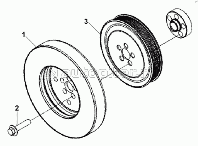 DA9155 Torsional Vibration Damper Subassembly