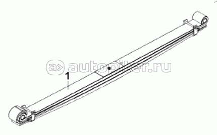 2912A3-ZB6 Front Leaf Spring Subassembly