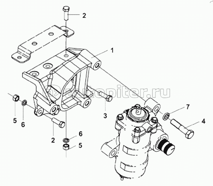 3401B-T0100 Steering Gear Installation Subassembly