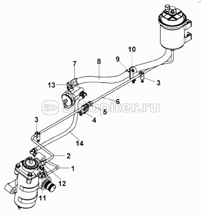 3405A-T0500 Power Steering Pipeline Subassembly