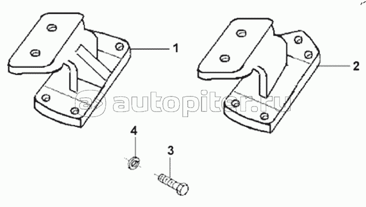 EM9223 Engine Front Suspension Bracket Subassembly