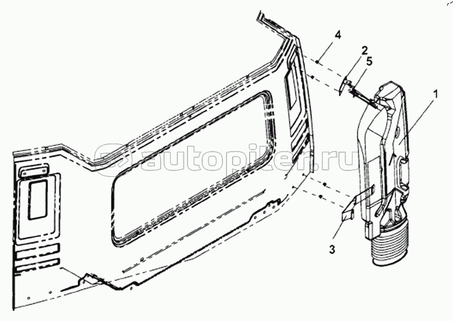 1109K-C0101 Air Inlet Pipe Subassembly -Cab