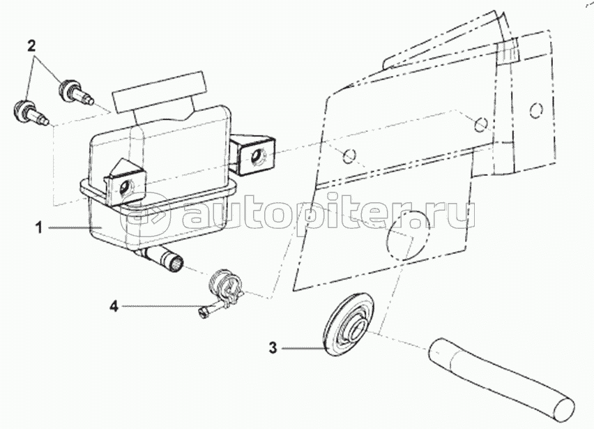 1606A-C0100 Oil Storage Tank Subassembly