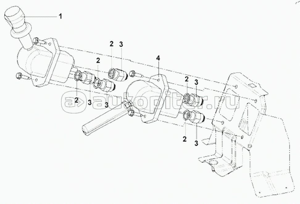 3517A-C0101 Hand Brake Valve Subassembly