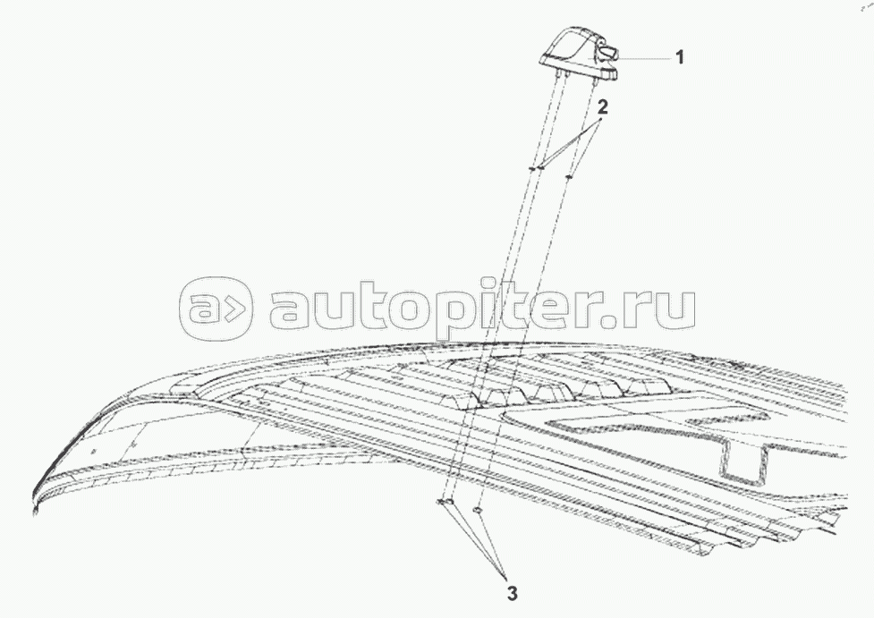3731A-C0100 Front Outline Lamp Subassembly