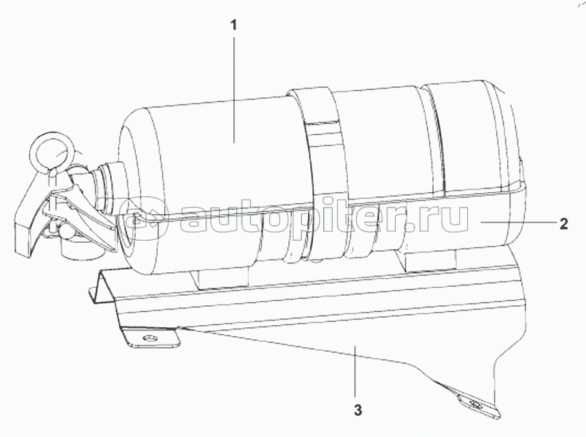 3910A-C0100 Fire Extinguisher Subassembly