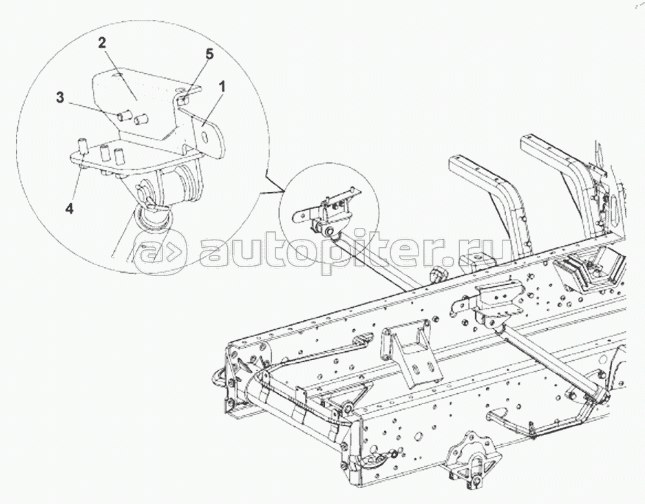 5003B-C0300 Tilt Oil Cylinder Subassembly -Cab