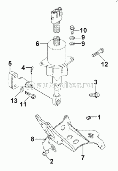 FV9387 Fuel Cut Solenoid Valve Subassembly
