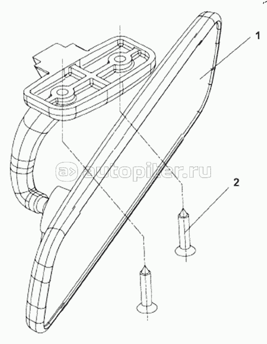 8201E-C0100 Interior Rearview Mirror Subassembly