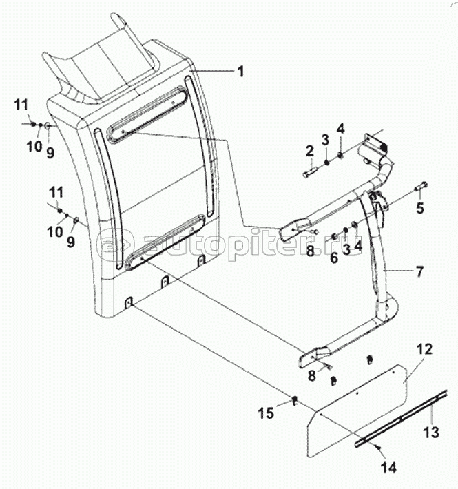 8403A-C0300 Rear Left Fender Subassembly