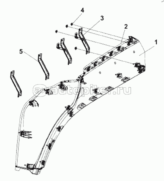 8403G-C0200 Left Wheel Cover Subassembly