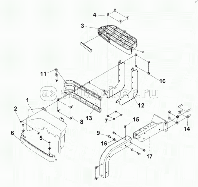 8405C-C0101 Left Footrest Subassembly - Complete Vehicle