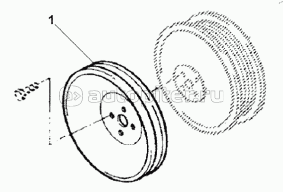 PA9001 Accessory Driving Pulley Subassembly
