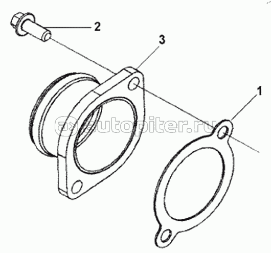 WI9145 Water Inlet Connecting Pipe Subassembly