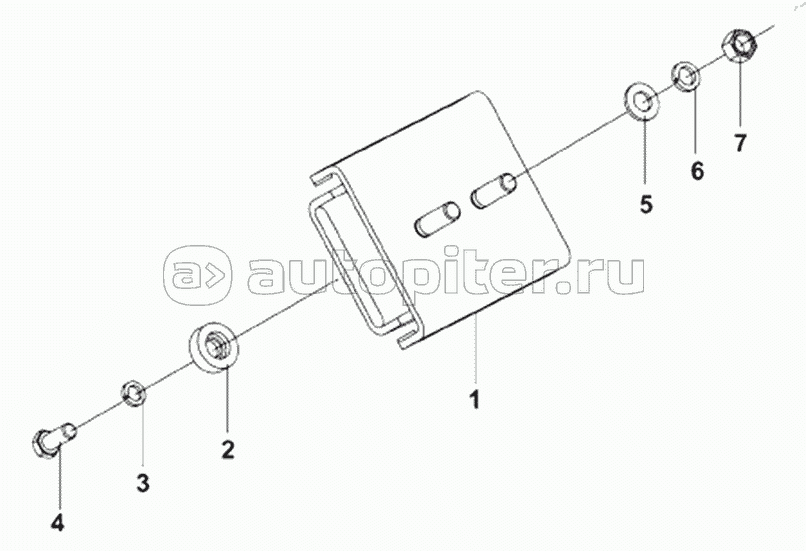 1001B-T0500 Engine Front Suspension Subassembly - Complete Vehicle