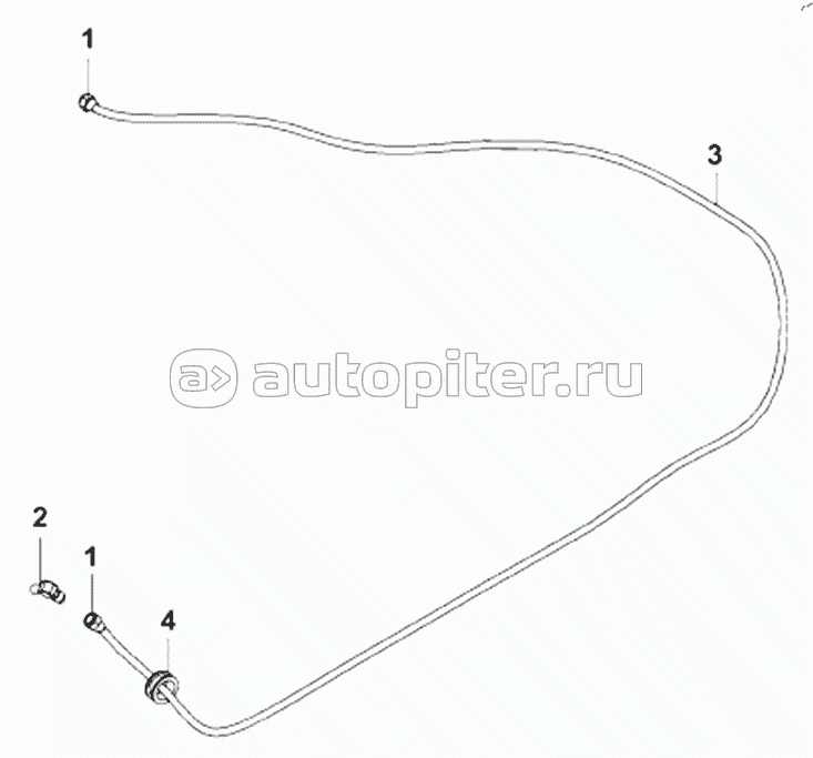 1104B-T0400 Fuel Supply Pipeline Subassembly -Engine