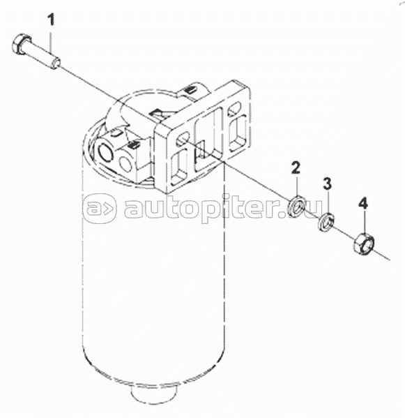 1105B-T0400 Fuel Primary Filter Installation Subassembly