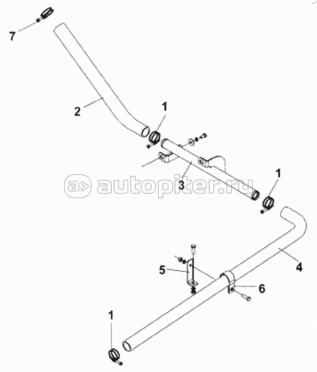 1109L-T0500 Air Compressor Intake Pipe Subassembly
