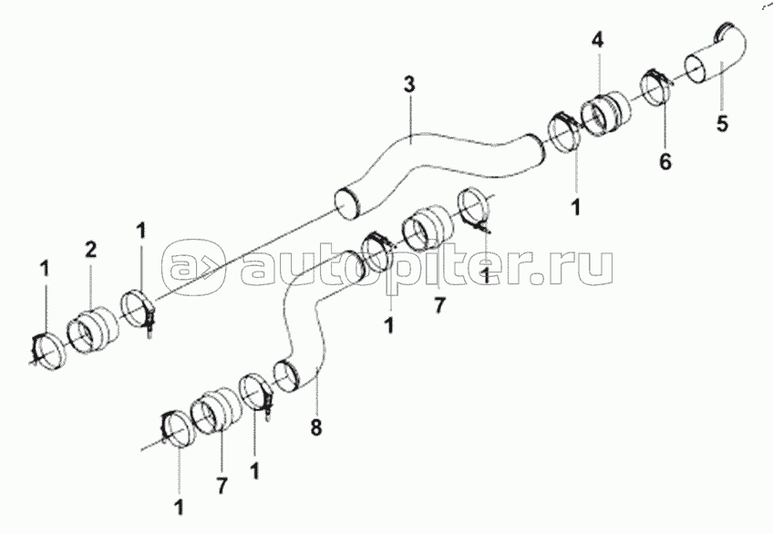 1118C1-ZB7C Intercooler Connector & Fastener